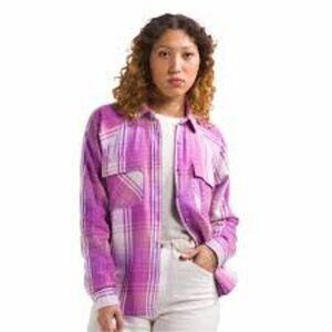 The North Face Women’s Set Up Camp Flannel Shirt, Violet Crocus, Size L